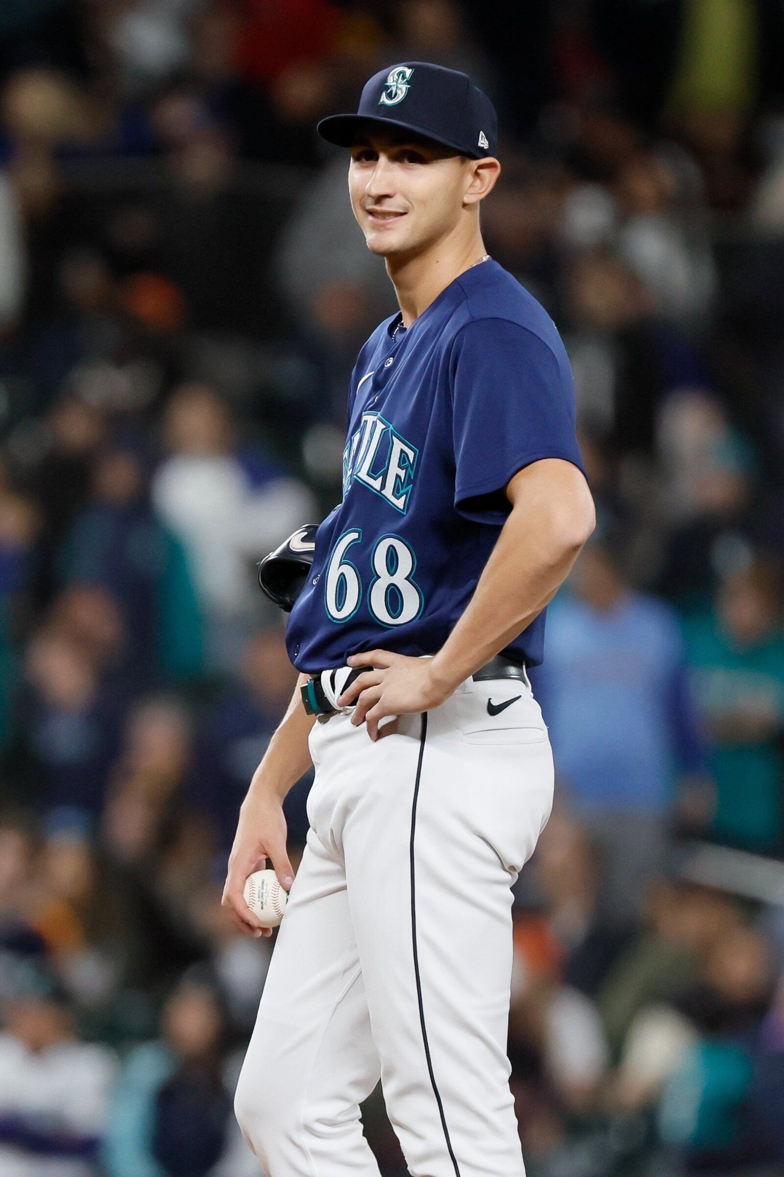 Mariners George Kirby surprised by ball thrown back at him on mound from stands The Seattle Times