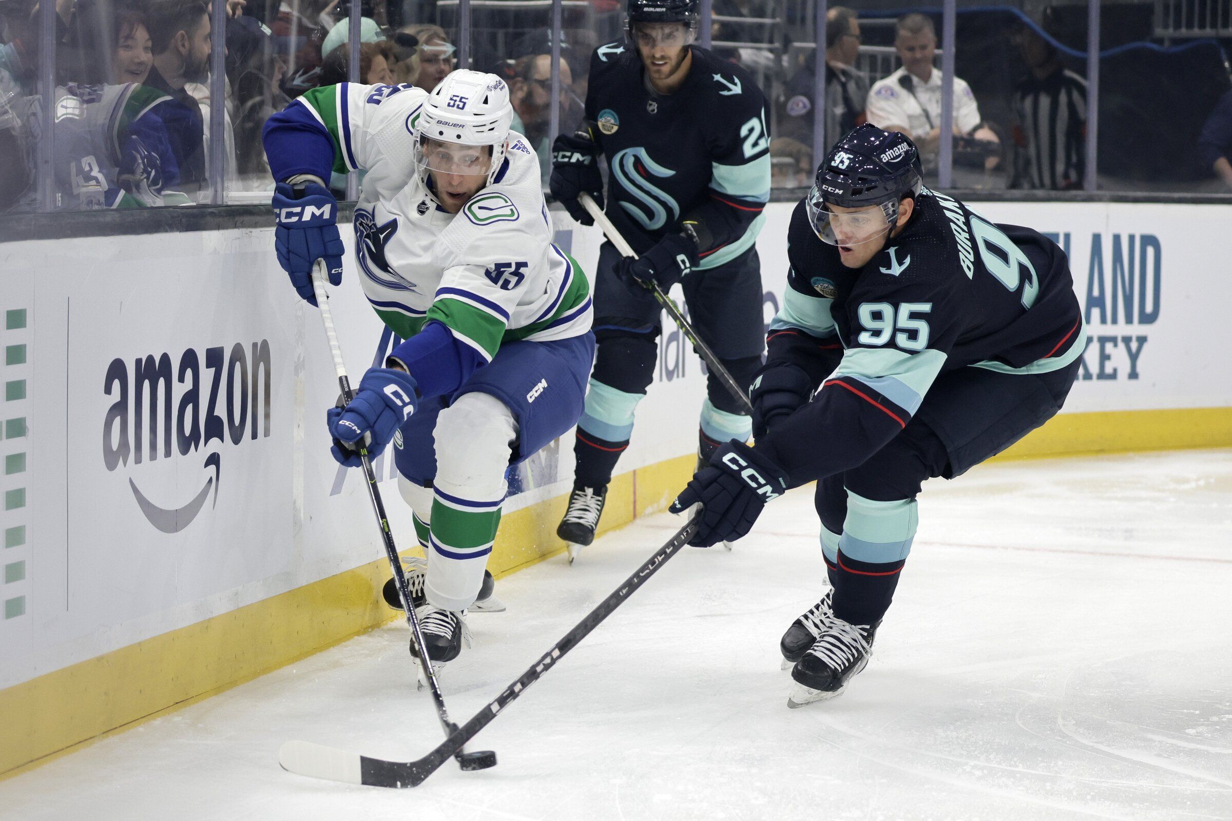 Krakens Andre Burakovsky returns after 8 months since last full NHL game The Seattle Times