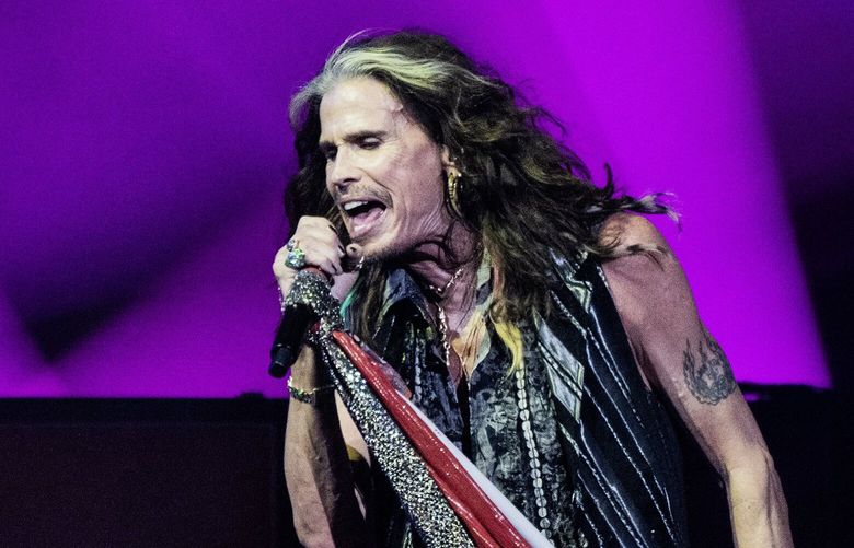 Steven Tyler of Aerosmith performs onstage at the Wells Fargo Center on Sept. 2, 2023, in Philadelphia. (Lisa Lake/Getty Images/TNS) 89859741W