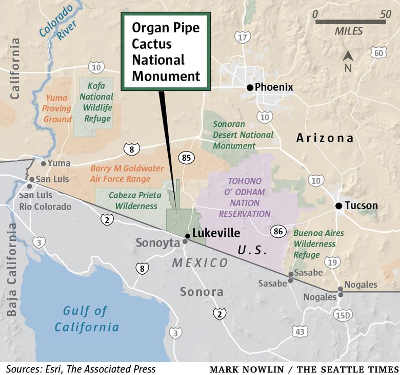 Smugglers are bringing migrants to a remote Arizona border