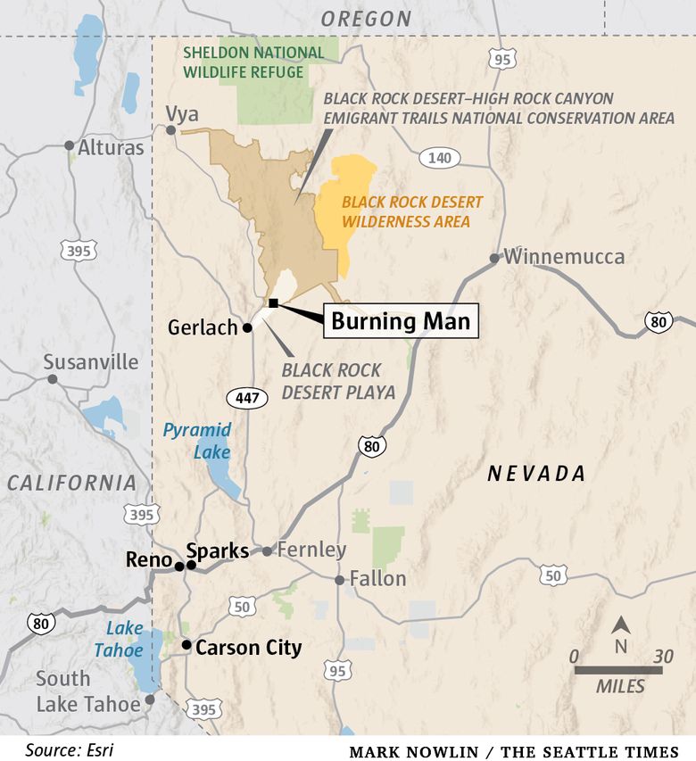 Wait times to exit Burning Man drop after flooding left tens of thousands  stranded in Nevada desert