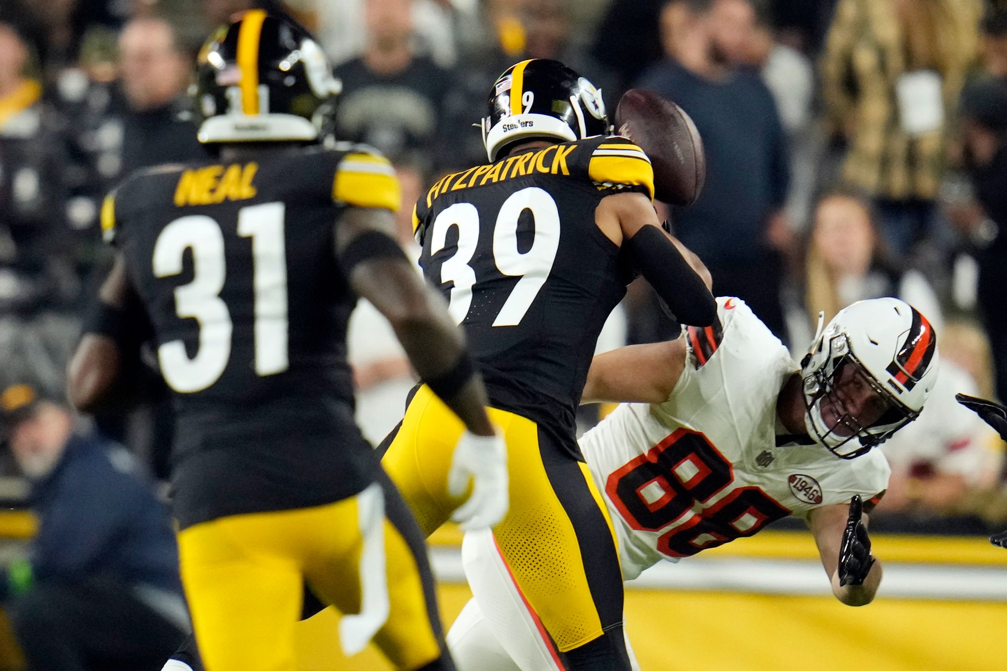 Steelers' Minkah Fitzpatrick defends hit on Nick Chubb: 'I'm not a