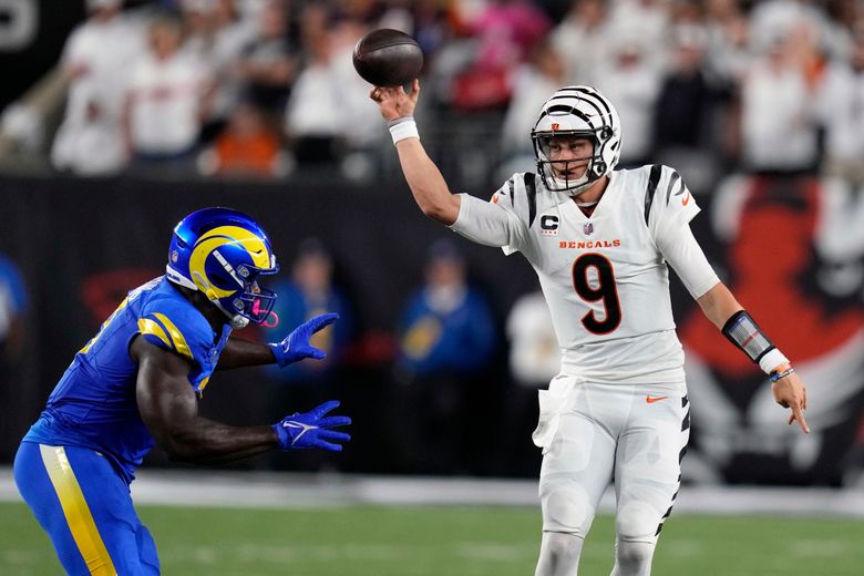 Burrow shakes off calf injury, throws for a season-high 259 yards as Bengals  beat the Rams 19-16, National