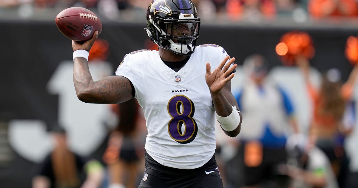 Lamar Jackson, Ravens hold on to beat Cincinnati 27-24. Bengals 0-2 for  second straight year – NewsNation