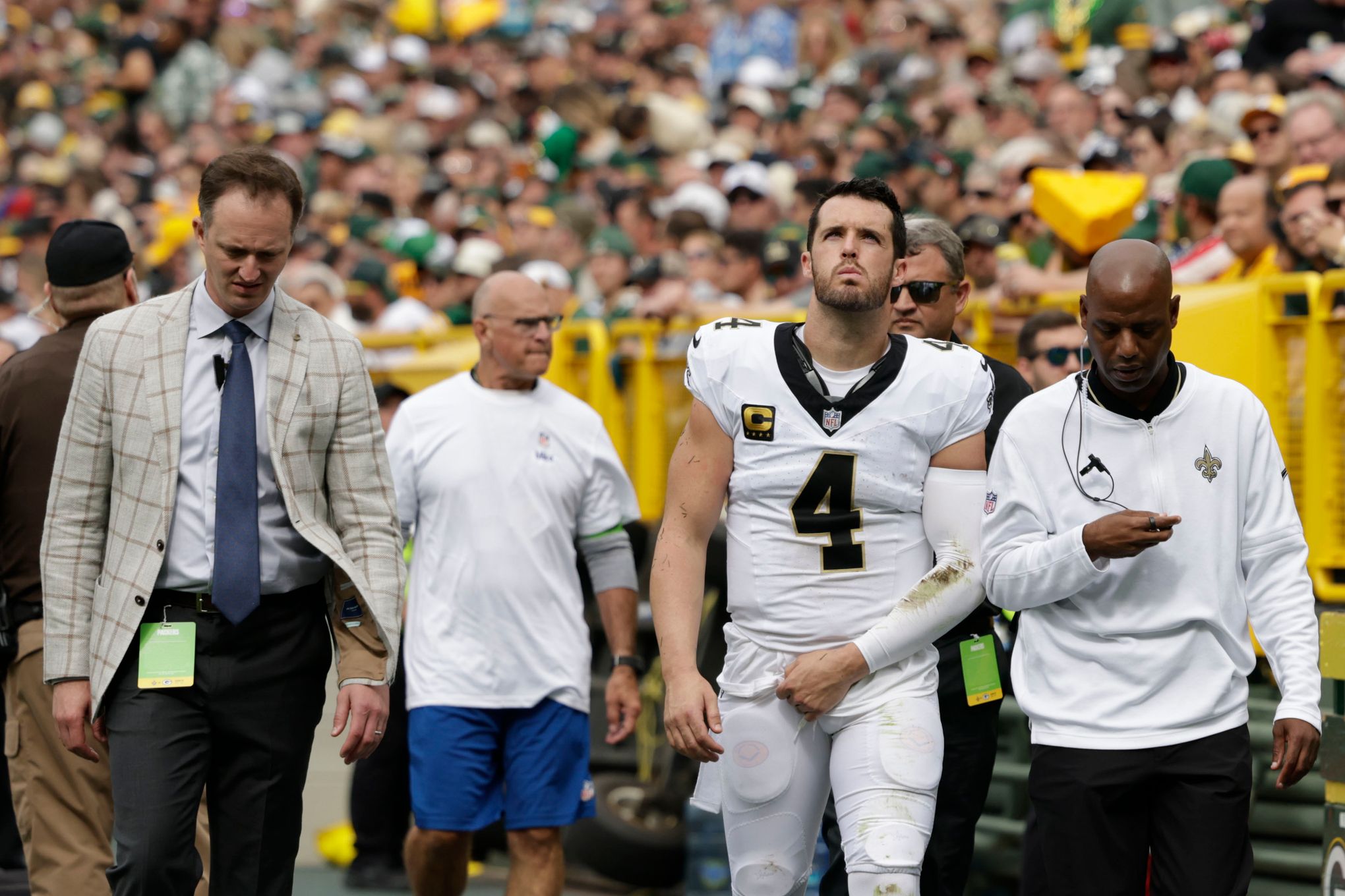 Saints QB Derek Carr active against Tampa Bay one week after his shoulder  injury