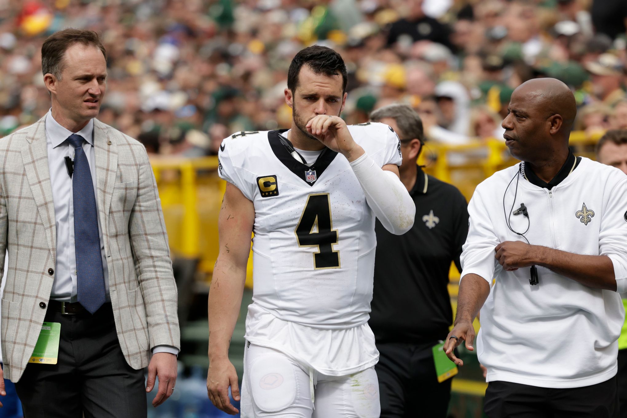 New Orleans Saints 'let one slip away' in loss to Green Bay Packers