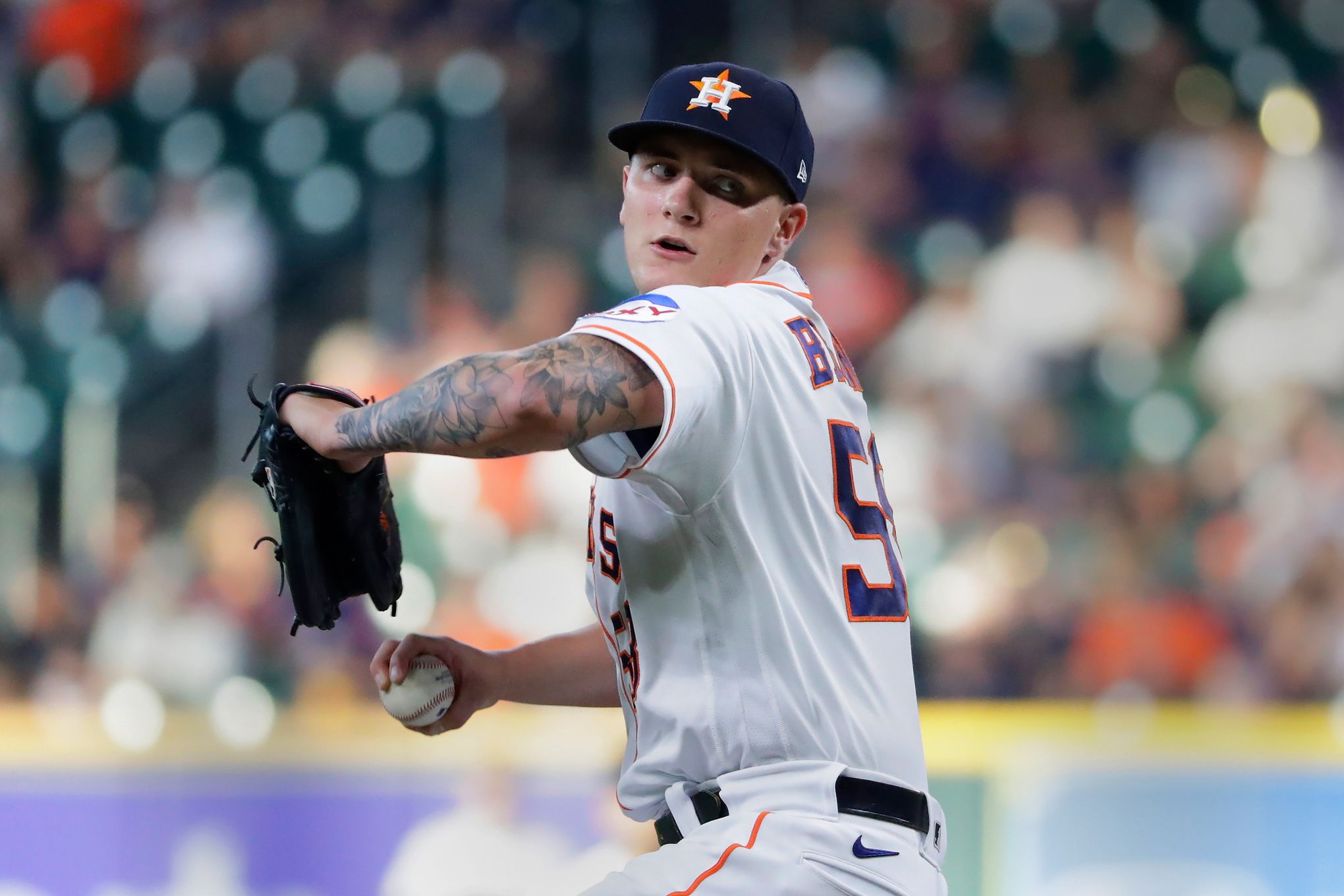 Bad, Bad, Hunter Brown 🎶🤘 #astros #houston Some footage from @astros  media team 🎥