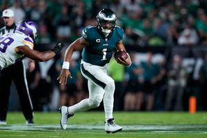 WAMC Sports Report 9/15/23: Jalen Hurts runs for 2 TDs, throws for a score;  Eagles top Vikings 34-28