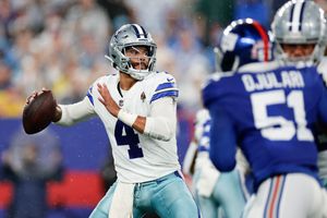 Cowboys rip error-prone Giants 40-0 for worst shutout loss in the series  between NFC East rivals – KTSM 9 News