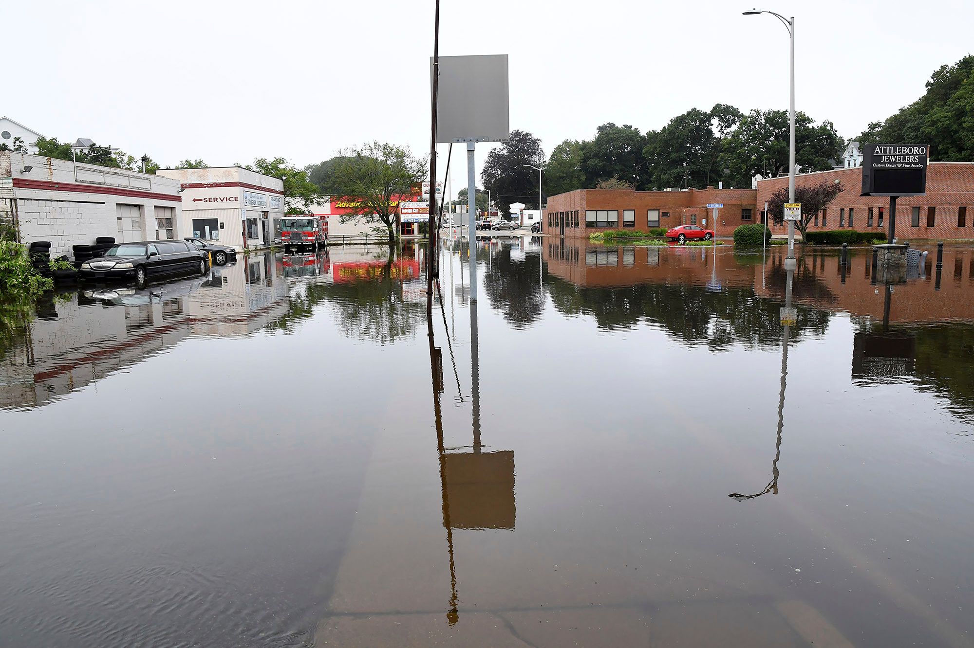 Massachusetts City Got Nearly 10 Inches Of Rain In 6 Hours, Flooding ...