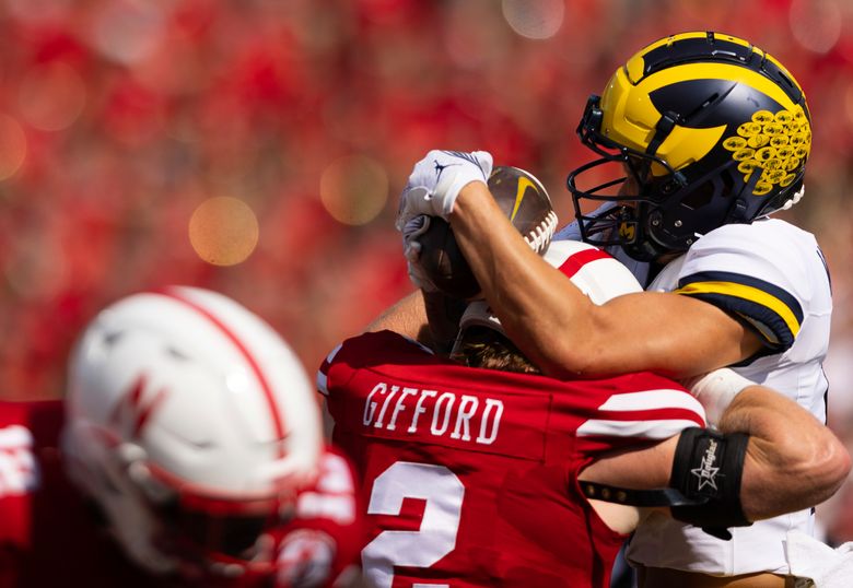 No. 2 Michigan visits Nebraska for first road game. The teams are