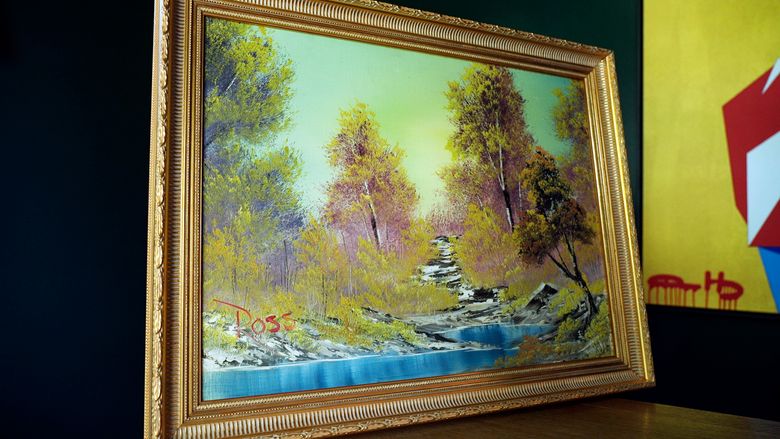 First Bob Ross TV painting, completed in a half an hour, goes on sale for  nearly $10 million – thereporteronline