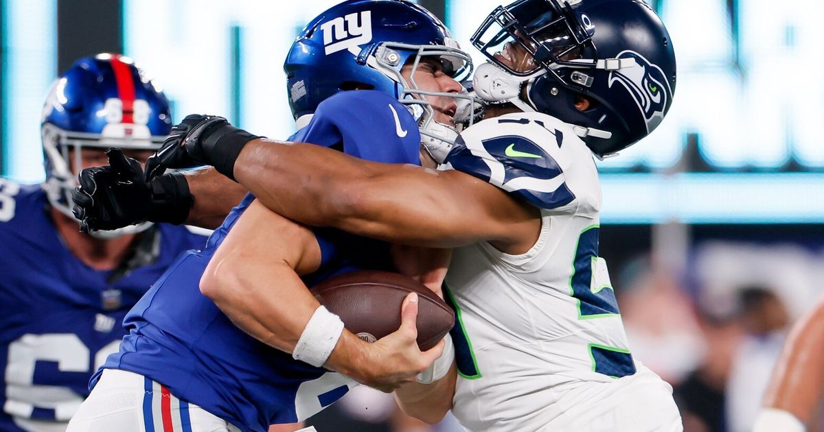 NY Giants vs. Seattle Seahawks photos on Monday Night Football at MetLife