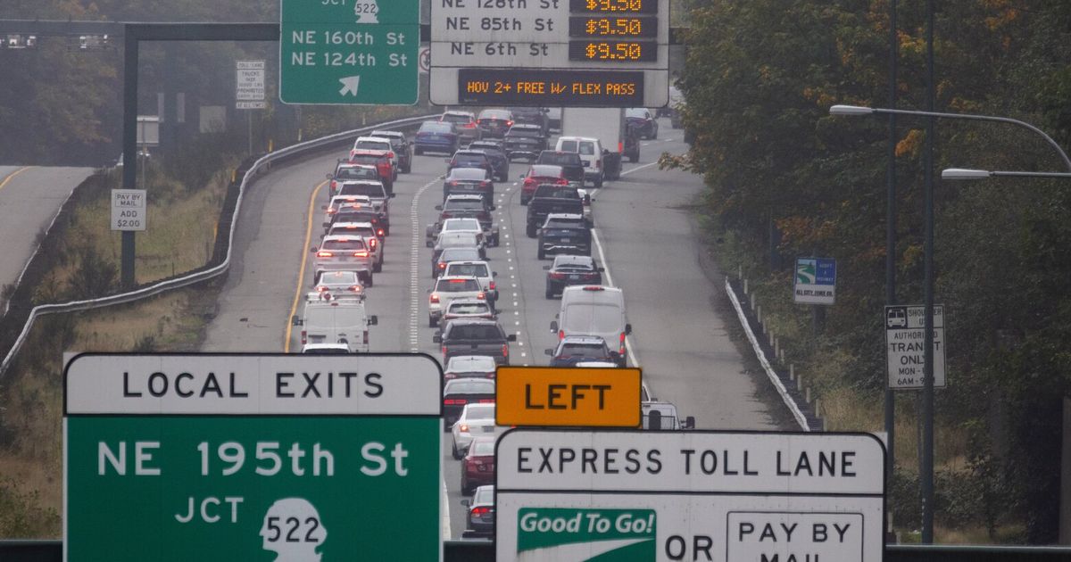 Express Lane Tolls On Two Wa Highways Could Soon Rise To 12 Or 15 The Seattle Times