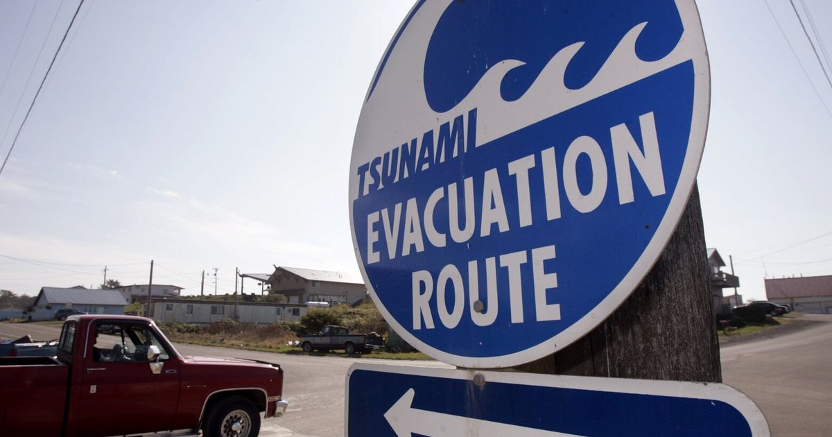 华盛顿州的新海啸地图展示了步行到达安全地点所需的时间