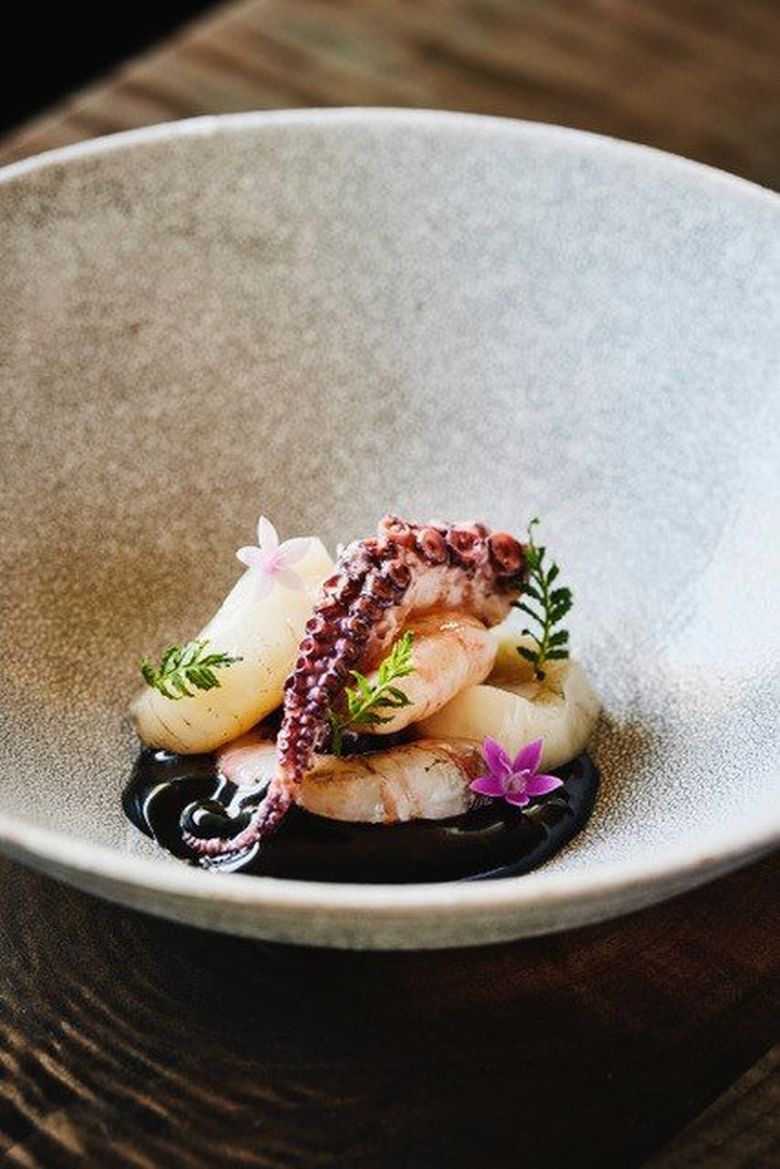 Frutti di mare with cuttlefish mayo from Cafe Juanita. (Courtesy of Thomas Barwick)