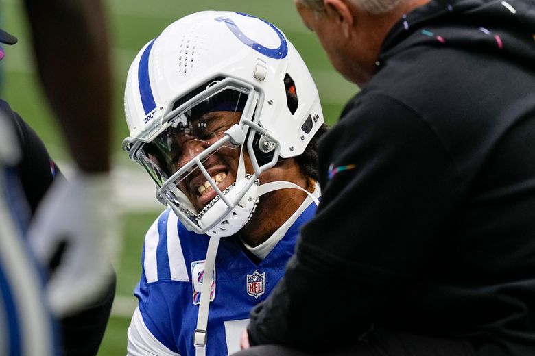 Anthony Richardson Signed Colts Full Size Replica Speed Helmet