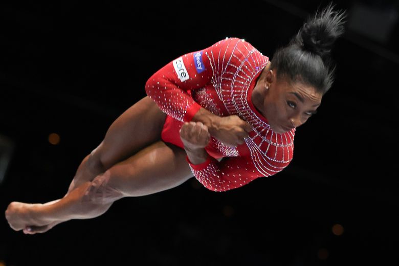 Simone Biles at Gymnastics World Championships: Golds in beam, floor