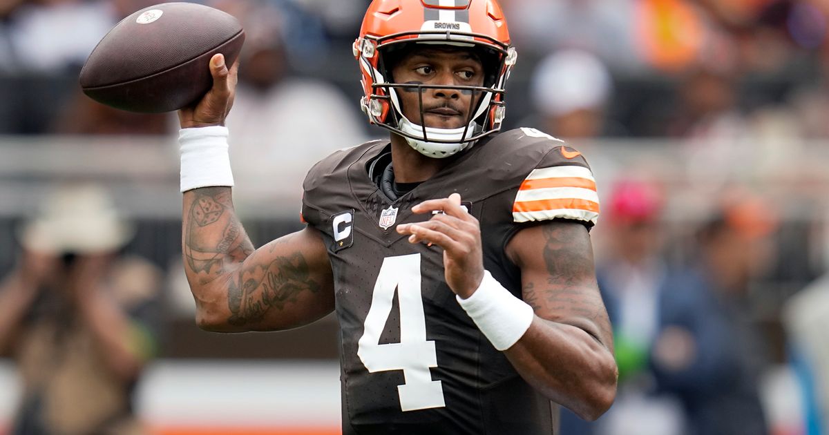 Browns said Deshaun Watson was medically cleared to play