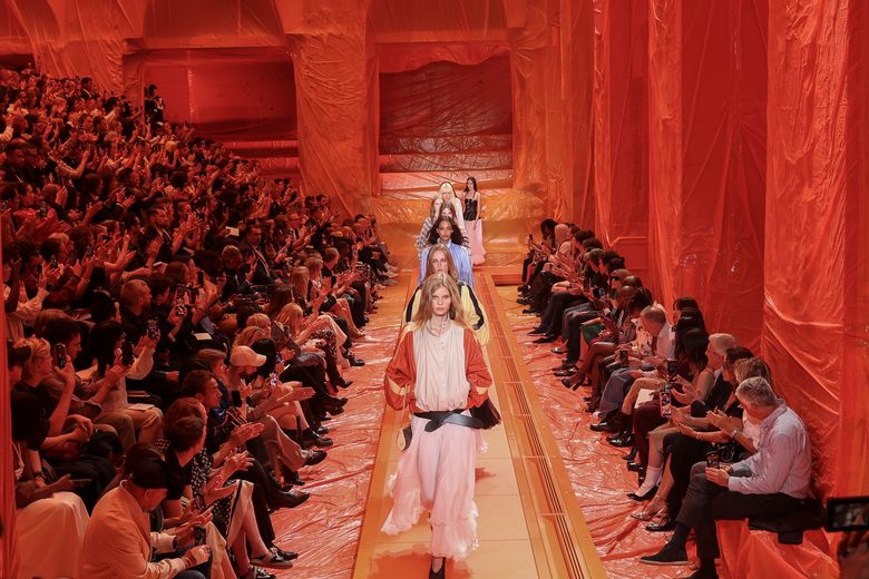 Louis Vuitton's show stages brand's love affair with Paris