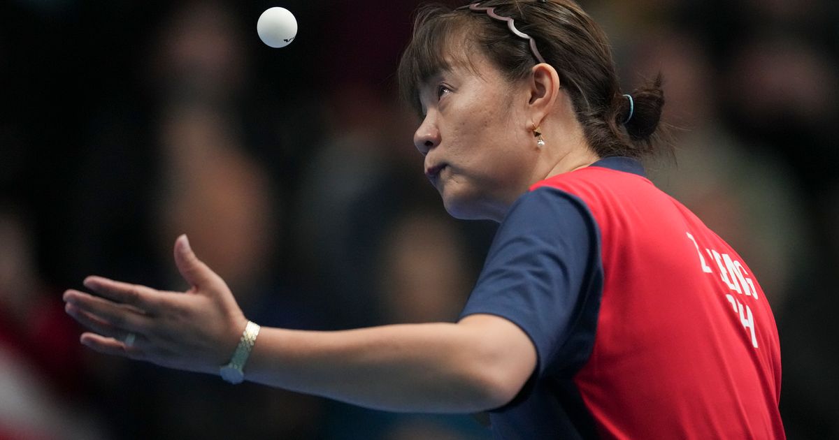 57yearold ChineseChilean table tennis player wins over crowd at Pan