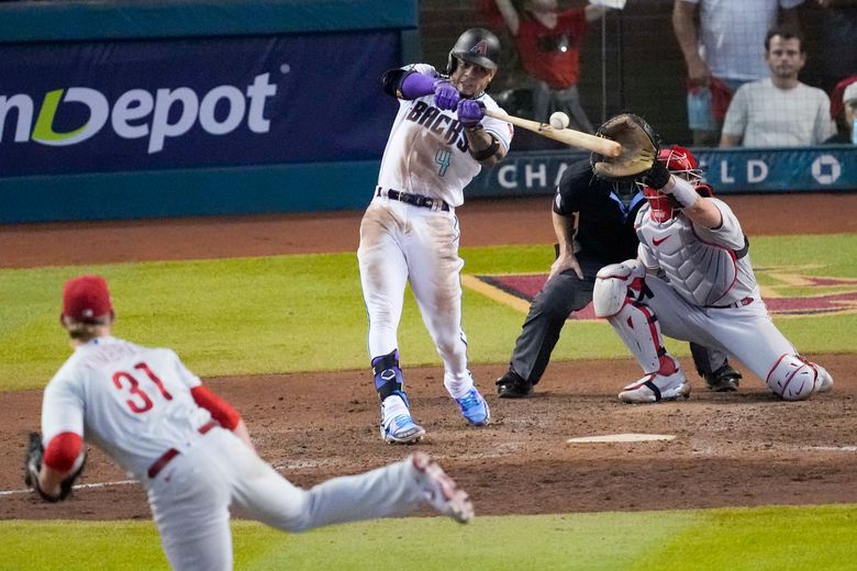 Marte hits walk-off single in ninth, D-backs beat Phillies 2-1 and close to  2-1 in NLCS