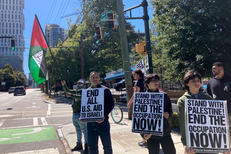 Israeli, Palestinian supporters rally across US