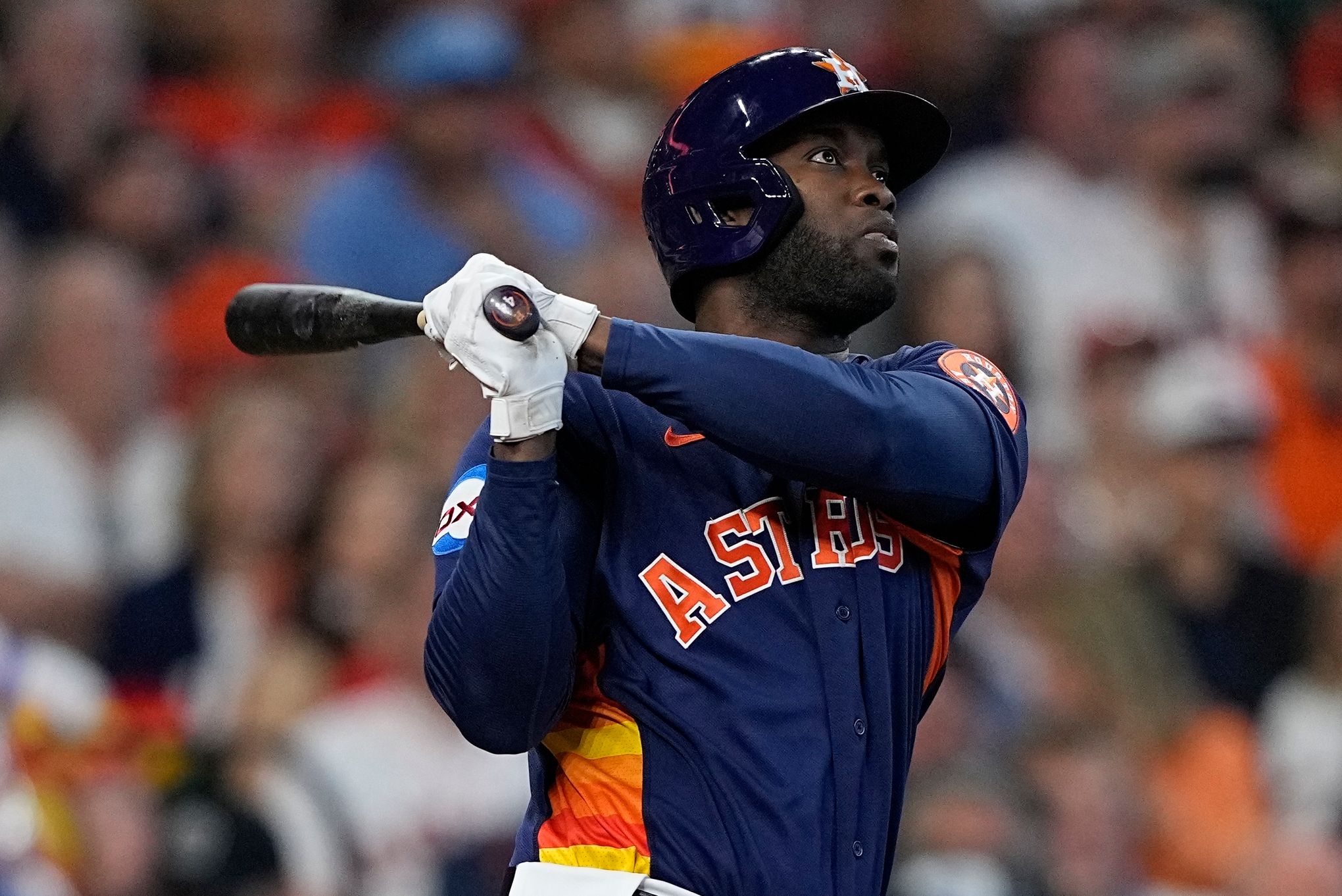 Yordan Alvarez injury: Astros designated hitter returns to Houston