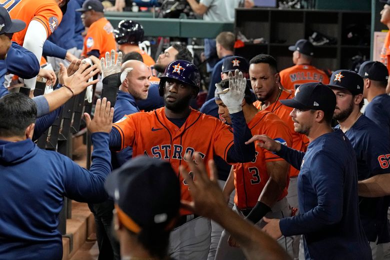 Altuve and Javier lead Astros to 8-5 win at Rangers as Houston closes to  2-1 in ALCS - The San Diego Union-Tribune