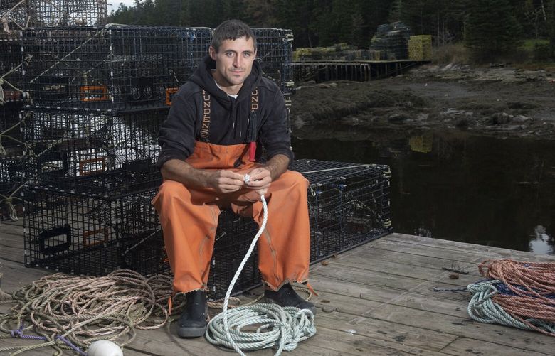 **EMBARGO: No electronic distribution, Web posting or street sales before 5:01 a.m. ET Saturday, Oct. 28, 2023. No exceptions for any reasons. EMBARGO set by source.** Jacob Knowles, the captain of the Rest-Ashoar, in Winter Harbor, Maine, Oct. 10, 2023. A new crop of popular social media personalities includes blue-collar workers like Knowles. What they earn from sponsorships is just a nice bonus. (Kate Greene/The New York Times) XNYT0986 XNYT0986