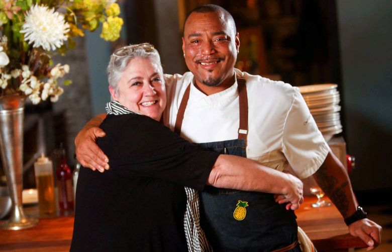 Pepa Brower and Dre Neeley are partners in life and business. The couple have been married for nine years and have run Gravy, a restaurant on Vashon Island, for four years.