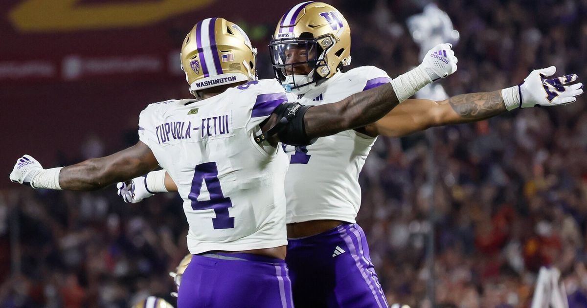 UW Huskies stick at No. 5 in College Football Playoff rankings despite ...