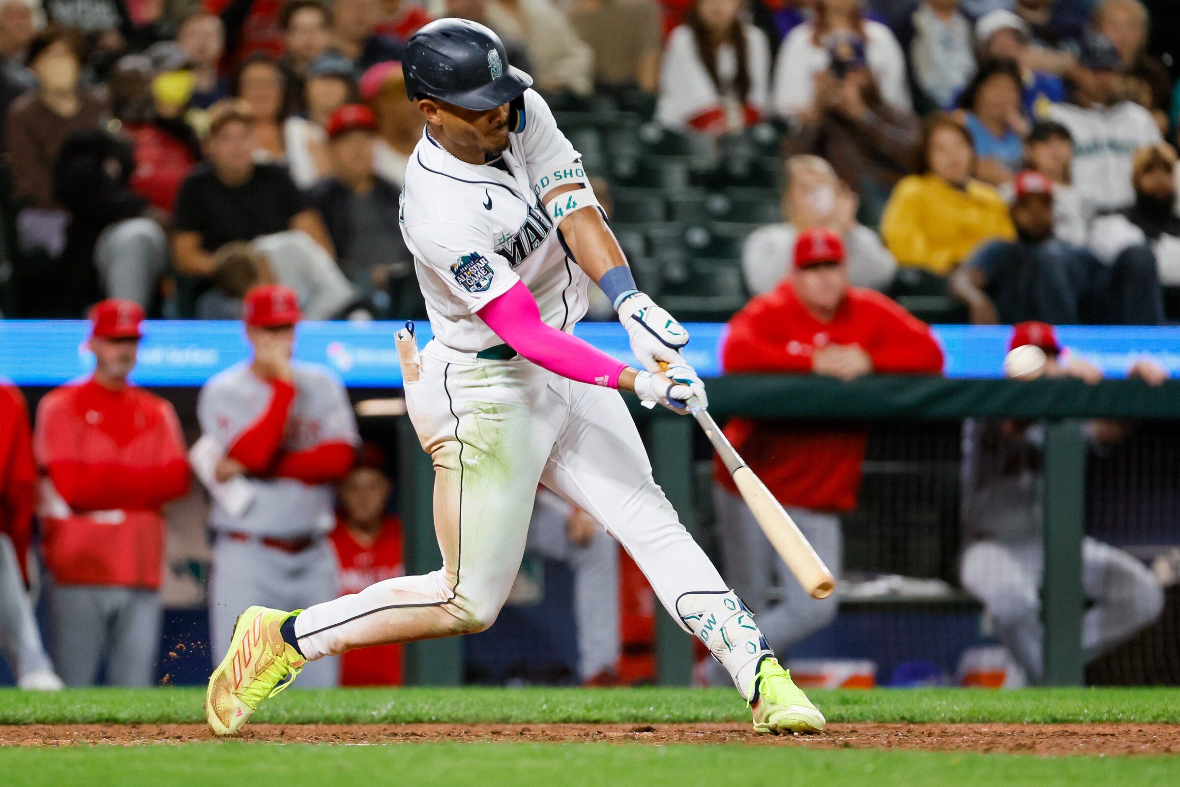 Julio Rodríguezヒット実使用球 Mariners star Julio Rodriguez named an AL Silver Slugger winner