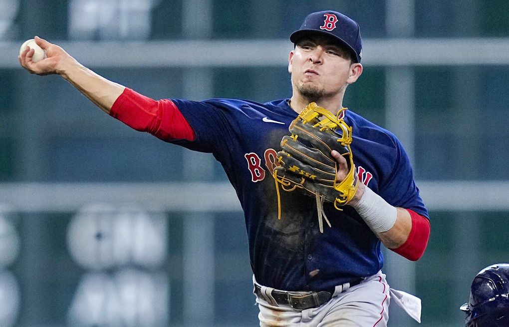 Mariners trade for infielder Luis Urias from Red Sox | The Seattle Times