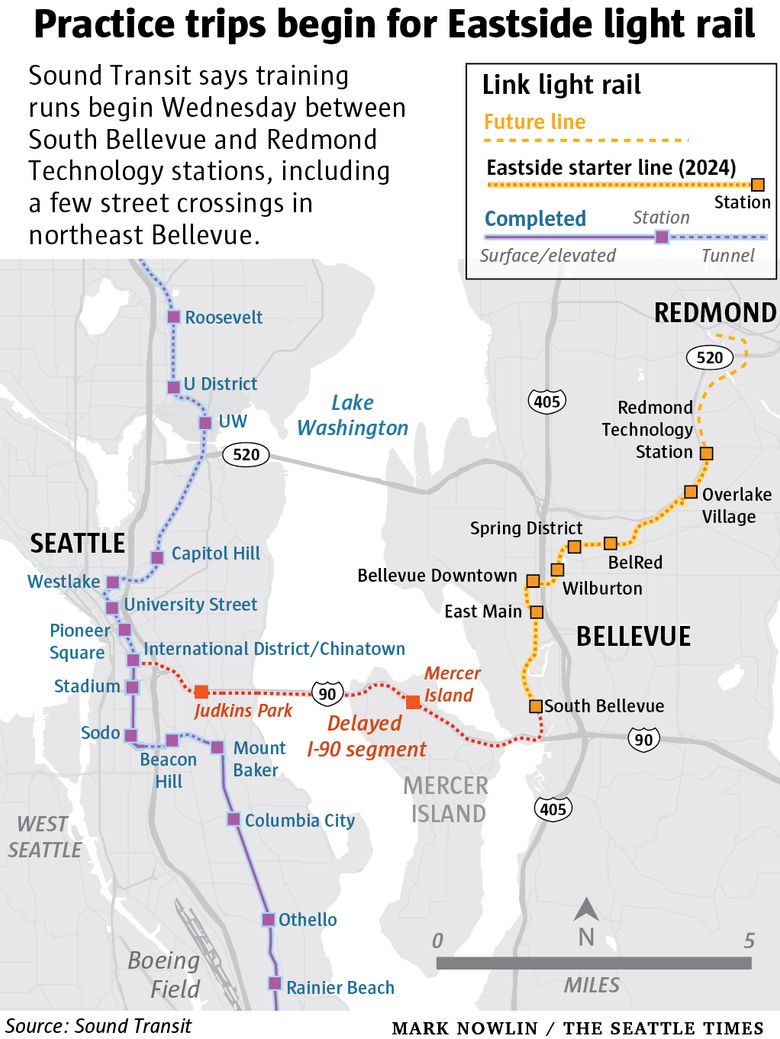 Seattle Light Rail Stops