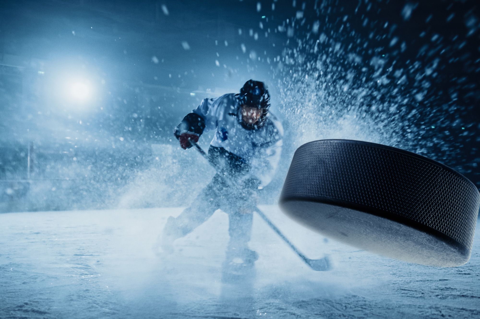 Ice hockey player Wall Mural Wallpaper | Canvas Art Rocks – Canvas Art  Rocks US