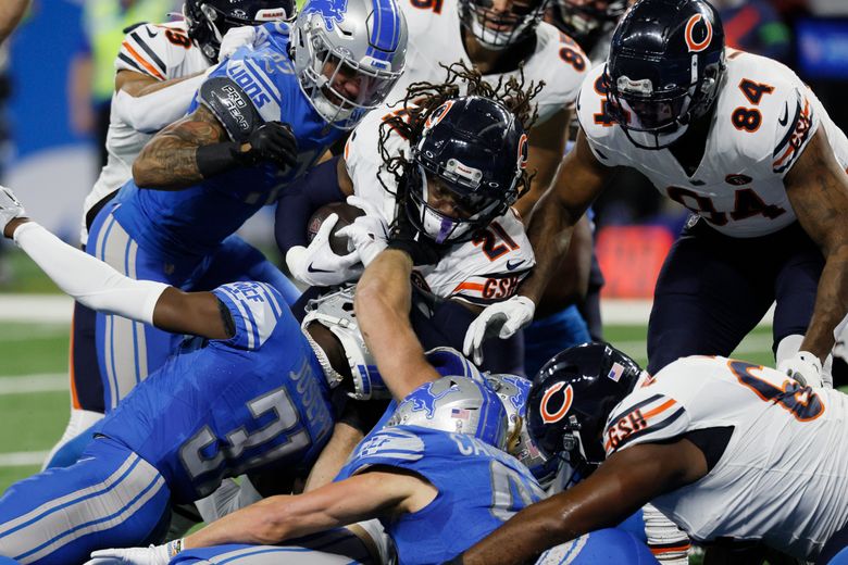 NFC North-leading Lions rally from 12-point deficit late to beat Bears 31-26