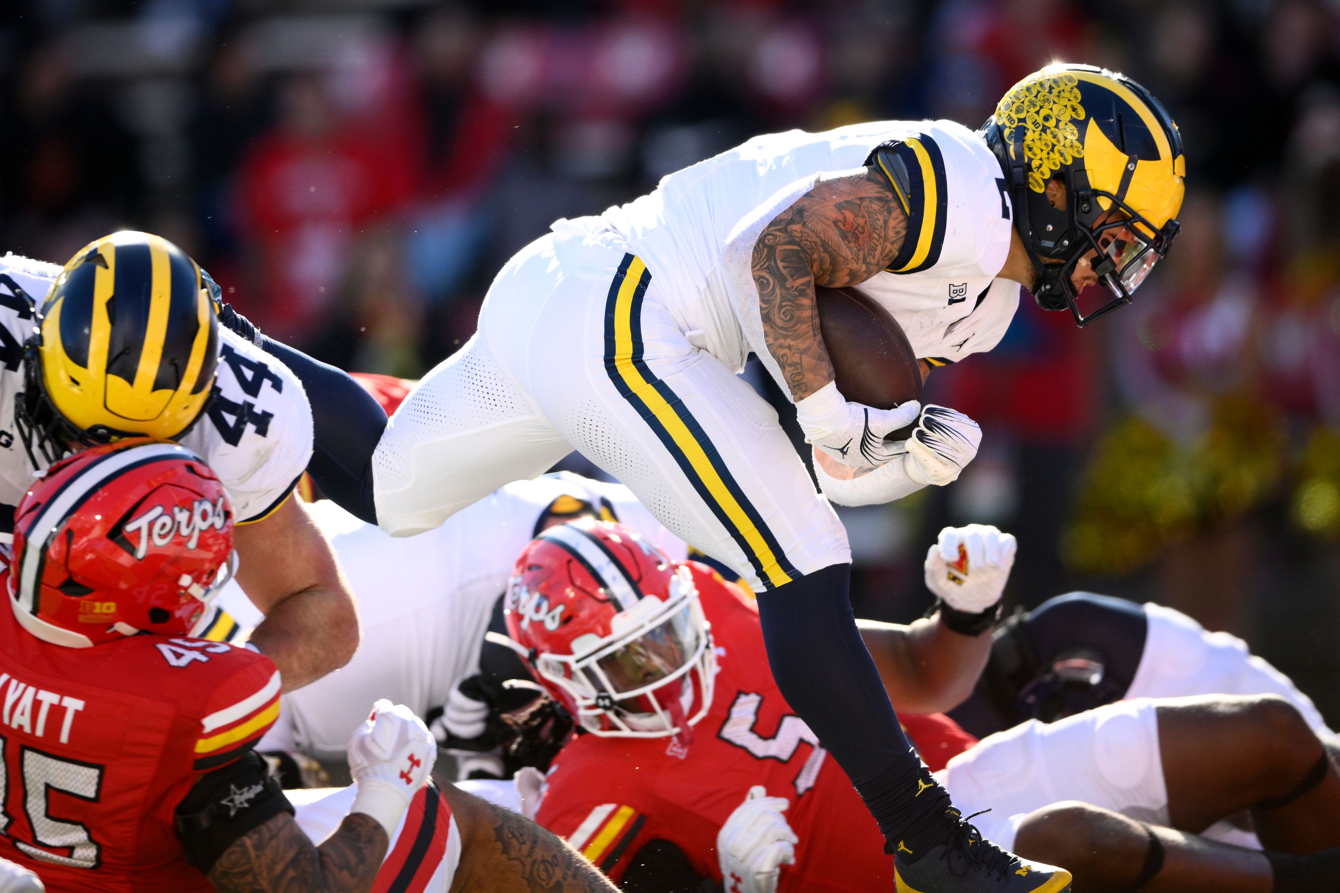 No. 2 Michigan escapes with 31 24 win over Maryland for 1 000th