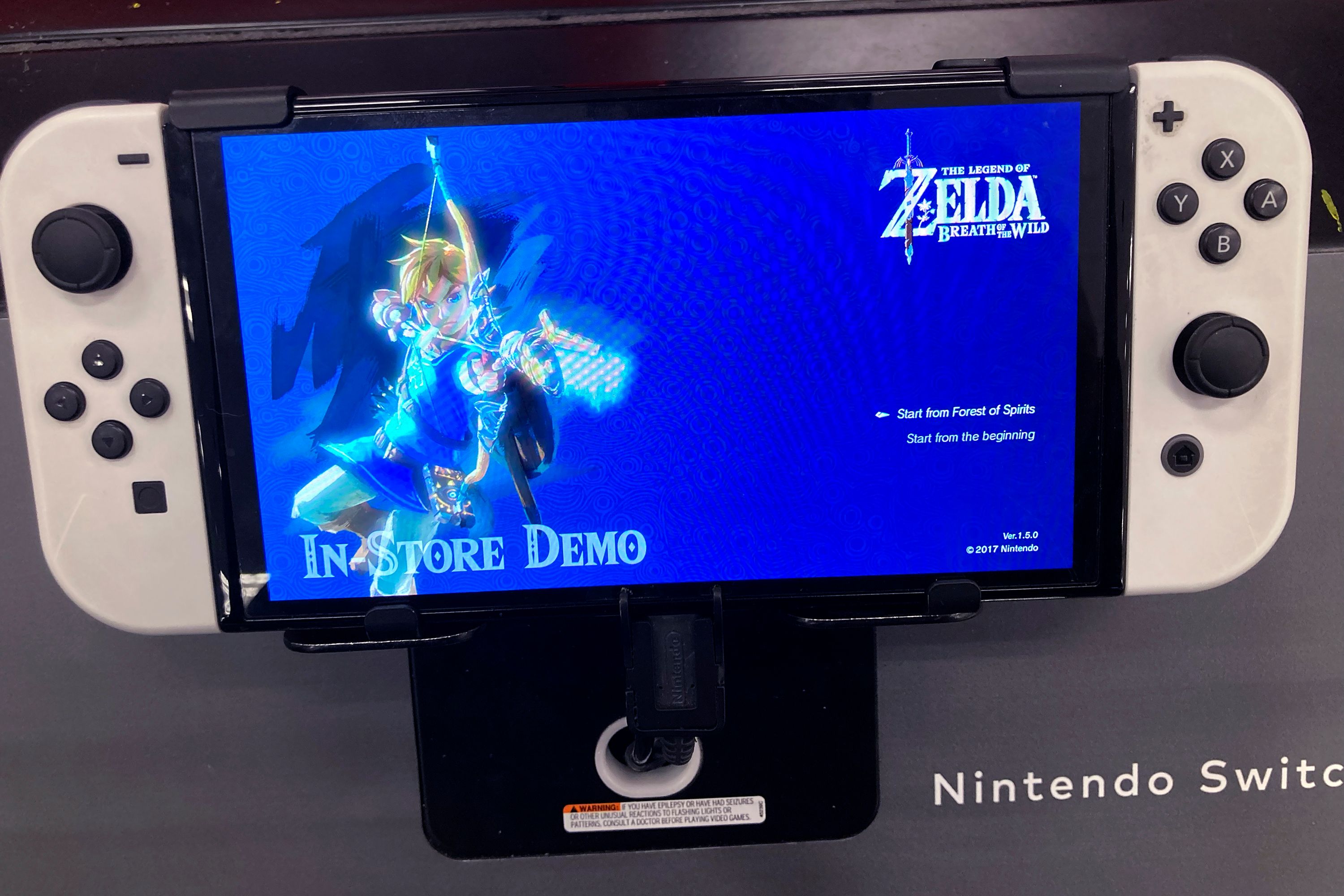 Zelda nintendo switch sales video