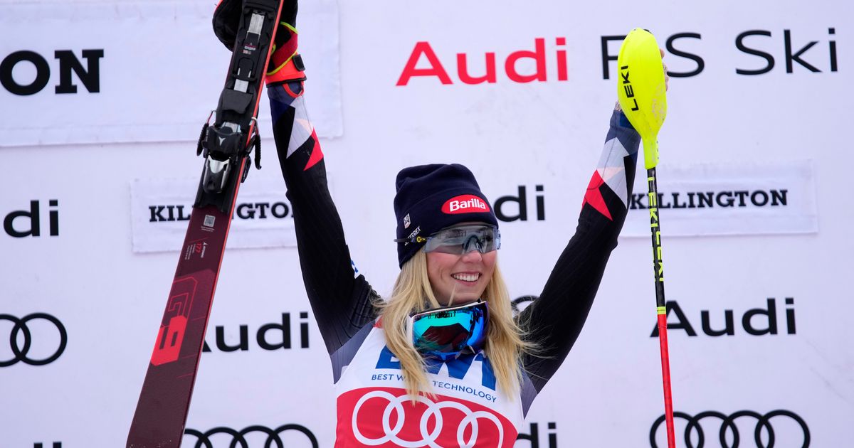 Mikaela Shiffrin wins World Cup slalom in Killington for record ...