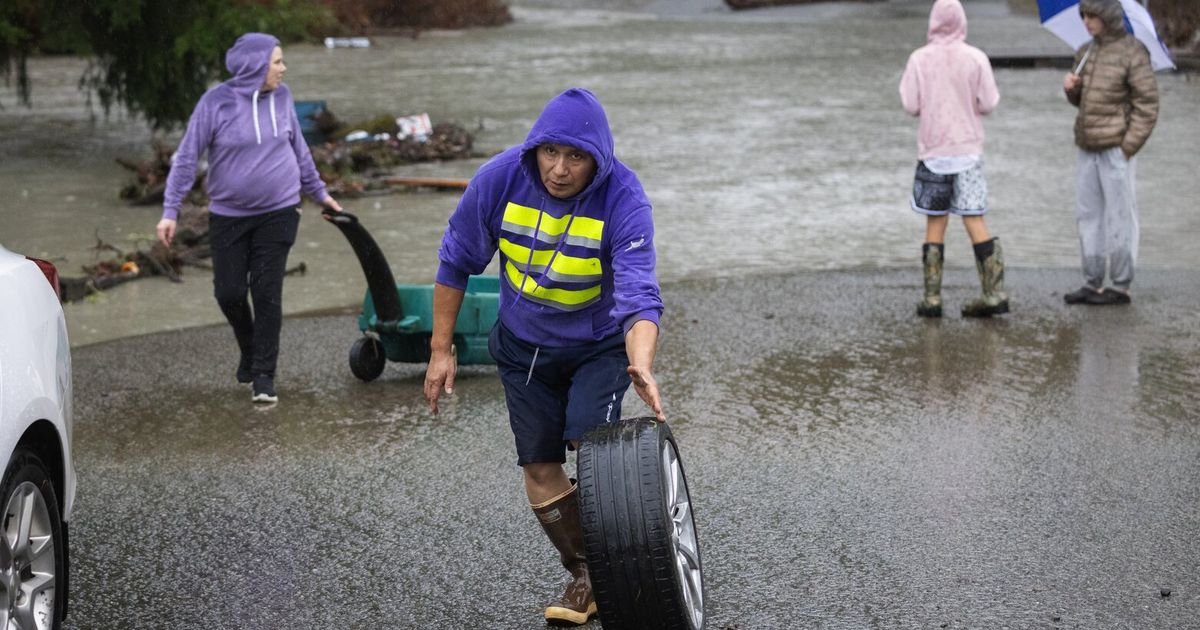 Live Western WA weather updates Atmospheric river soaks Seattle area  The Seattle Times