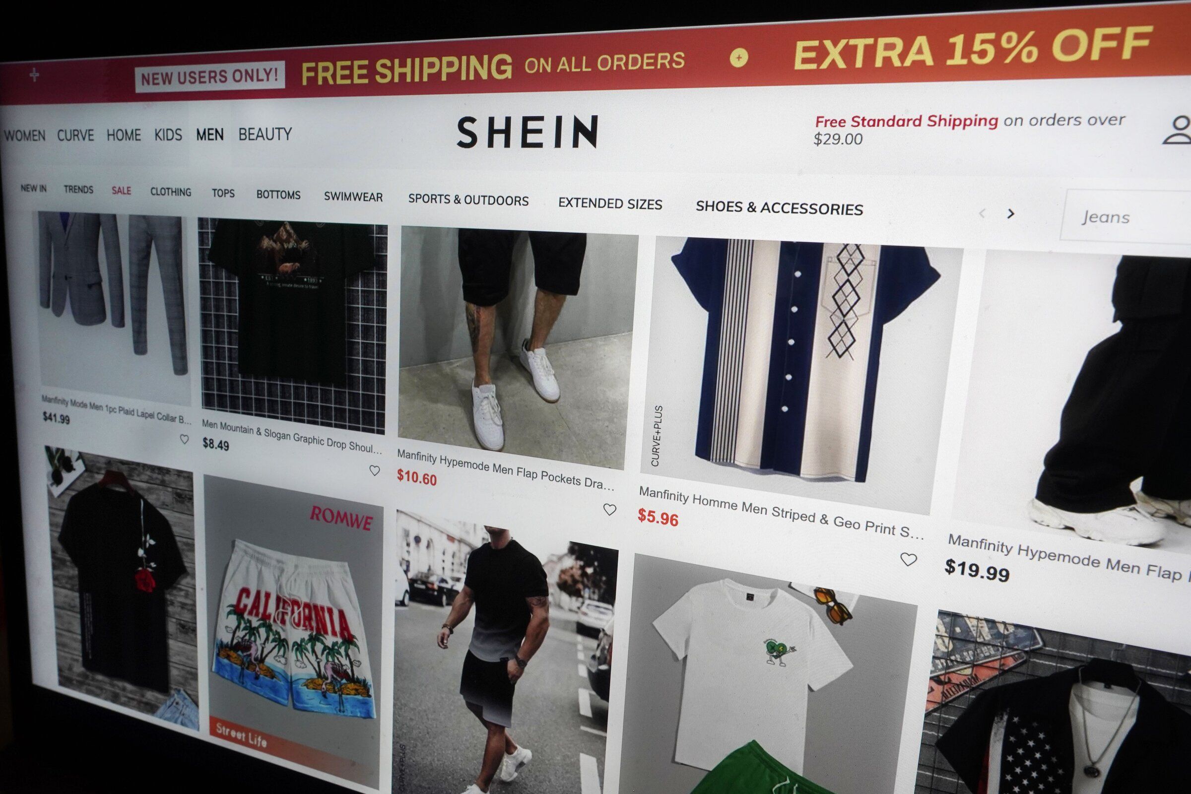 Shein us clearance sizes