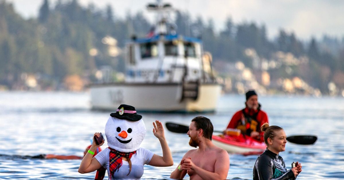 新年第一天在西雅图地区去哪里参加极地跳水活动