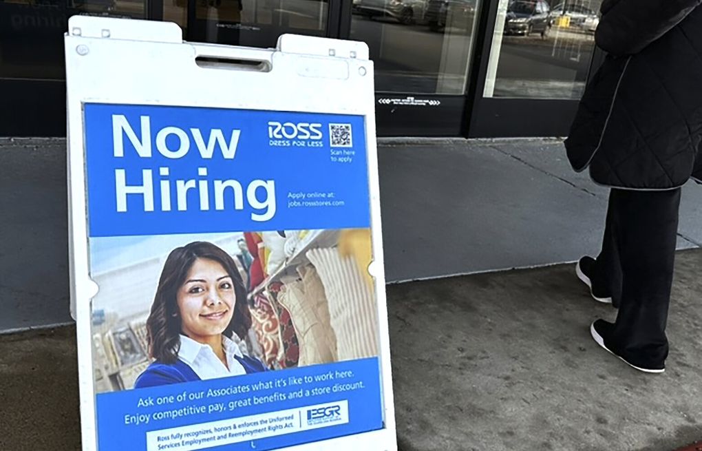 US applications for jobless benefits fall again as labor market continues  to thrive