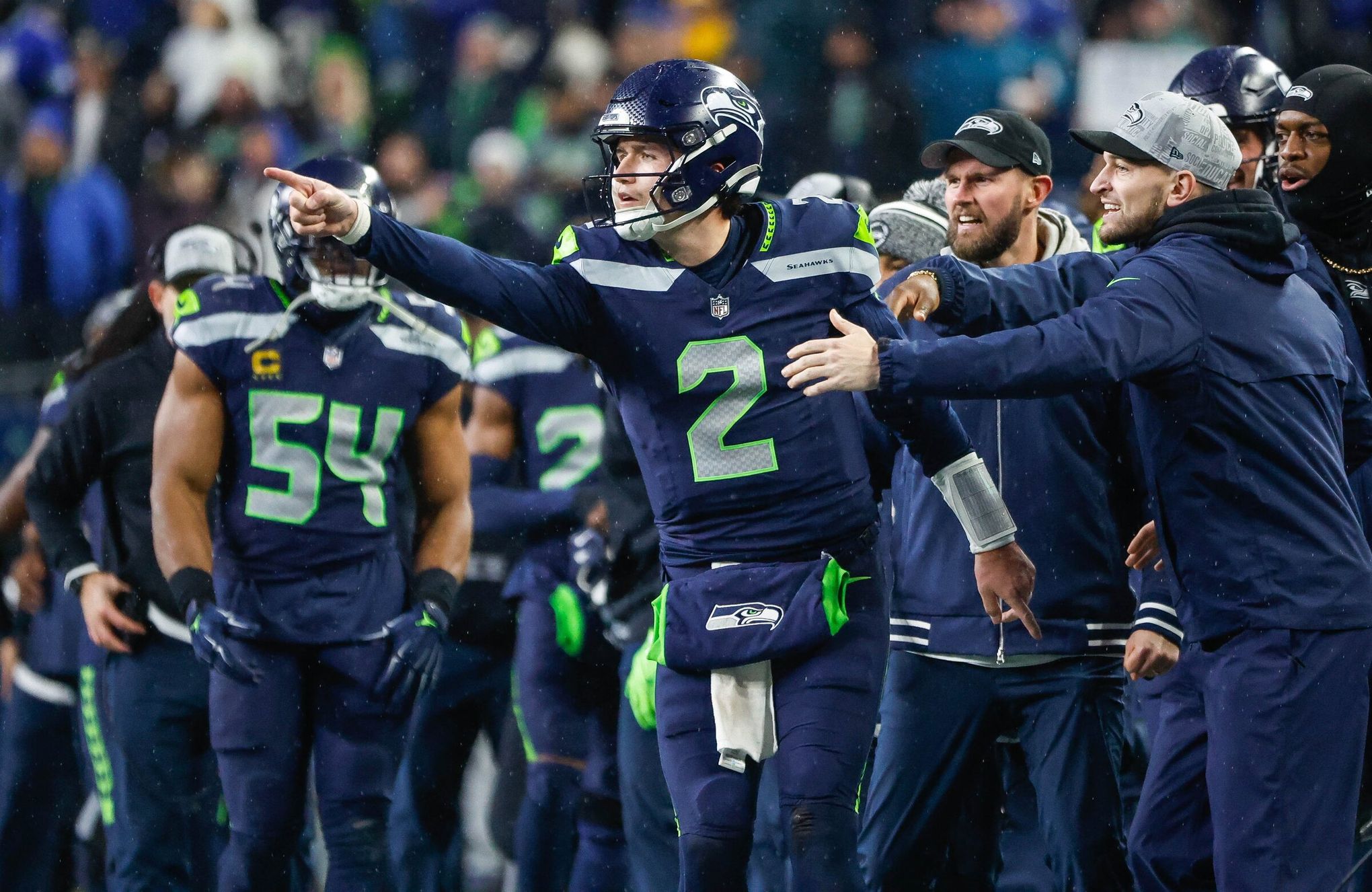 Seahawks QB Drew Lock became a Seattle legend Monday night | The Seattle  Times