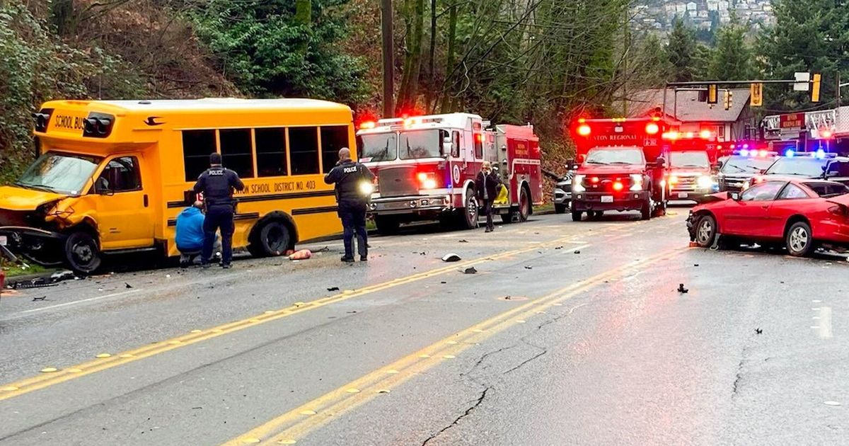1 killed, 2 injured in Renton crash involving school bus, sedan | The ...
