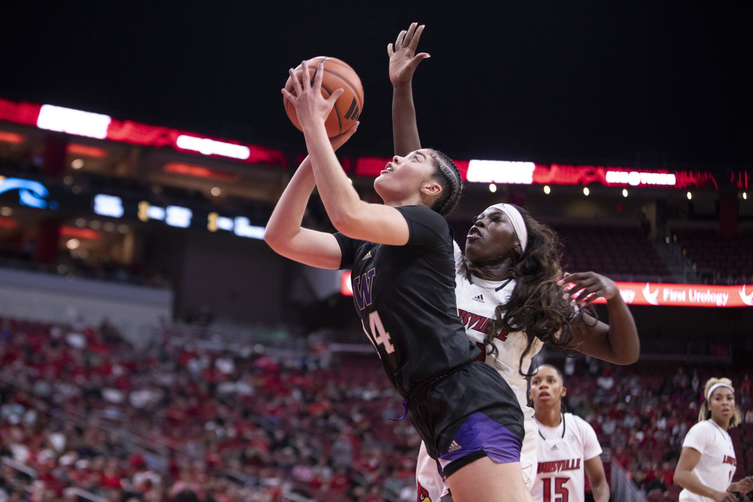 Undefeated start for No. 23 UW women ends with loss at No. 19