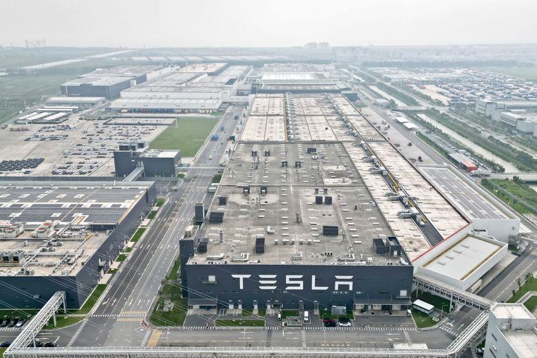Tesla moves forward with a plan to build an energy-storage battery factory  in China | The Seattle Times