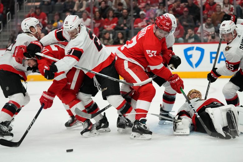 Red Wings put captain Dylan Larkin on IR after cross-check that knocked him  unconscious