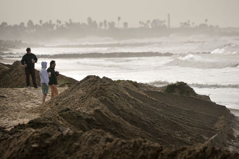 Where did California's beaches get their sand?